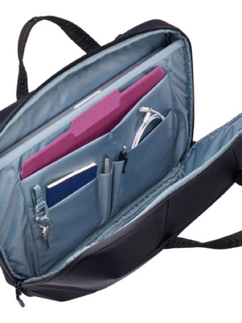 NEW Thule 16" Laptop & Tablet Attaché Subterra 2 Black Travel Bag with Strap - Picture 3 of 9